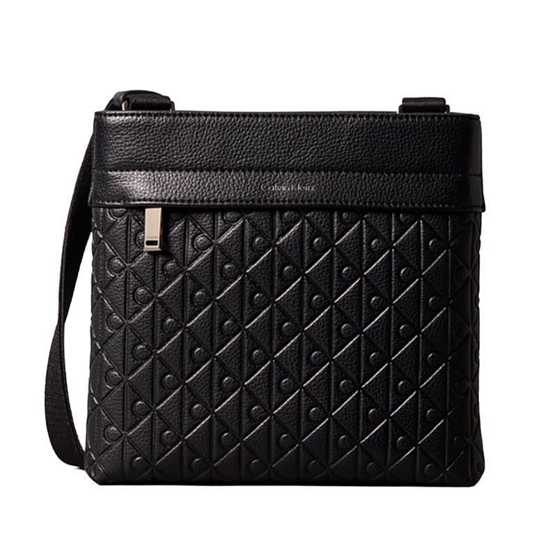 Muška torba Calvin Klein emblem aop emboss flatpack