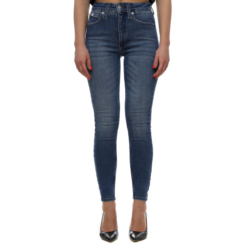 Ženske farmerke Calvin Klein HIGH RISE SUPER SKINNY ANKLE