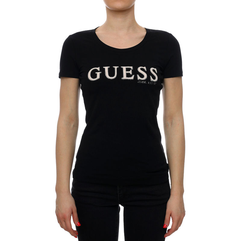 Ženska majica Guess Ss Rn Pony Hair Tee