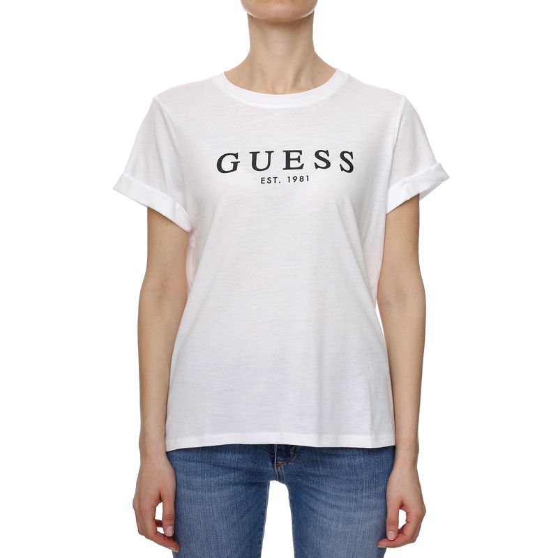 Ženska majica Guess Es Ss Ženska majica Guess 1981 Roll Cuff Tee