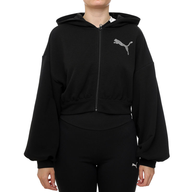 Ženski duks Puma ESS GRAPHIC Bedazzled FZ Hoodie TR