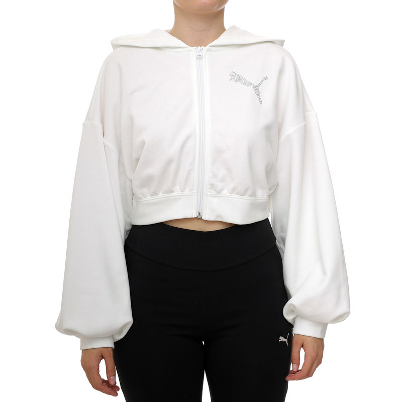 Ženski duks Puma ESS GRAPHIC Bedazzled FZ Hoodie TR