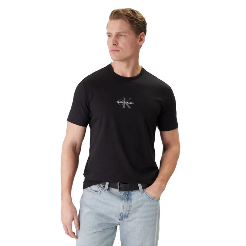 Muška majica Calvin Klein ss 30s micro monologo graphic te