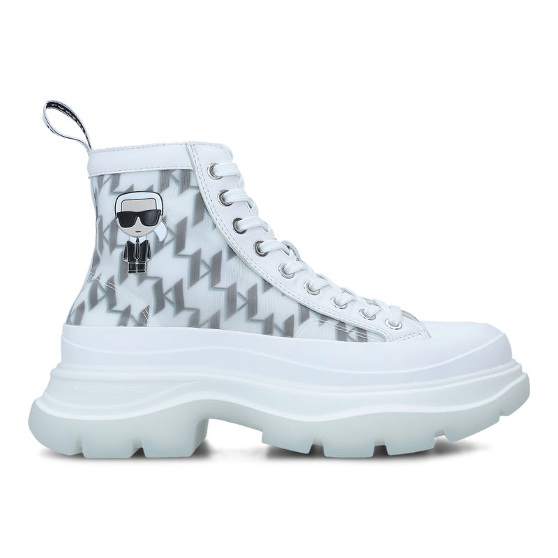 Ženske patike Karl Lagerfeld Luna Monogram Mesh Boot