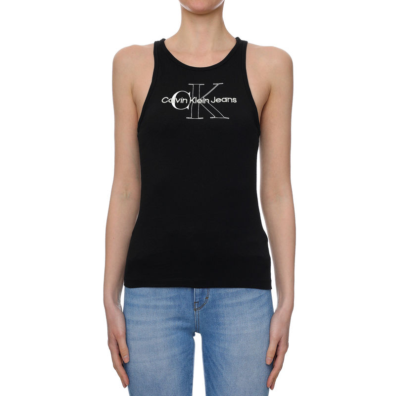 Ženska majica Calvin Klein TWO TONE MONOGRAM TANK TOP