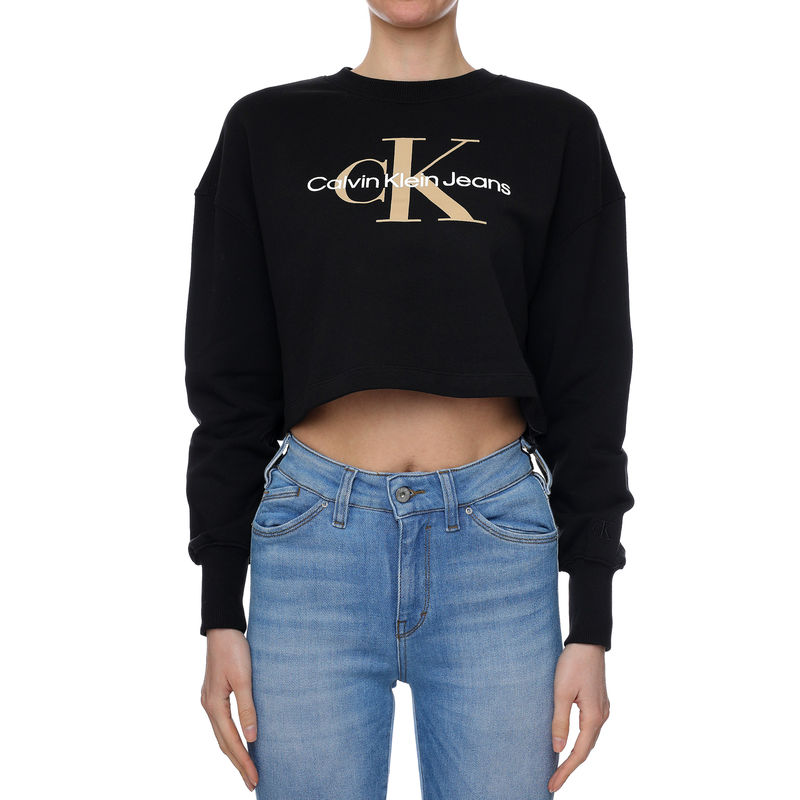 Ženski duks Calvin Klein SEASONAL MONOGRAM CREW NECK
