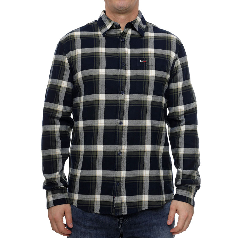 Muška košulja Tommy Hilfiger TJM REG CHECK FLANNEL SHIRT EXT