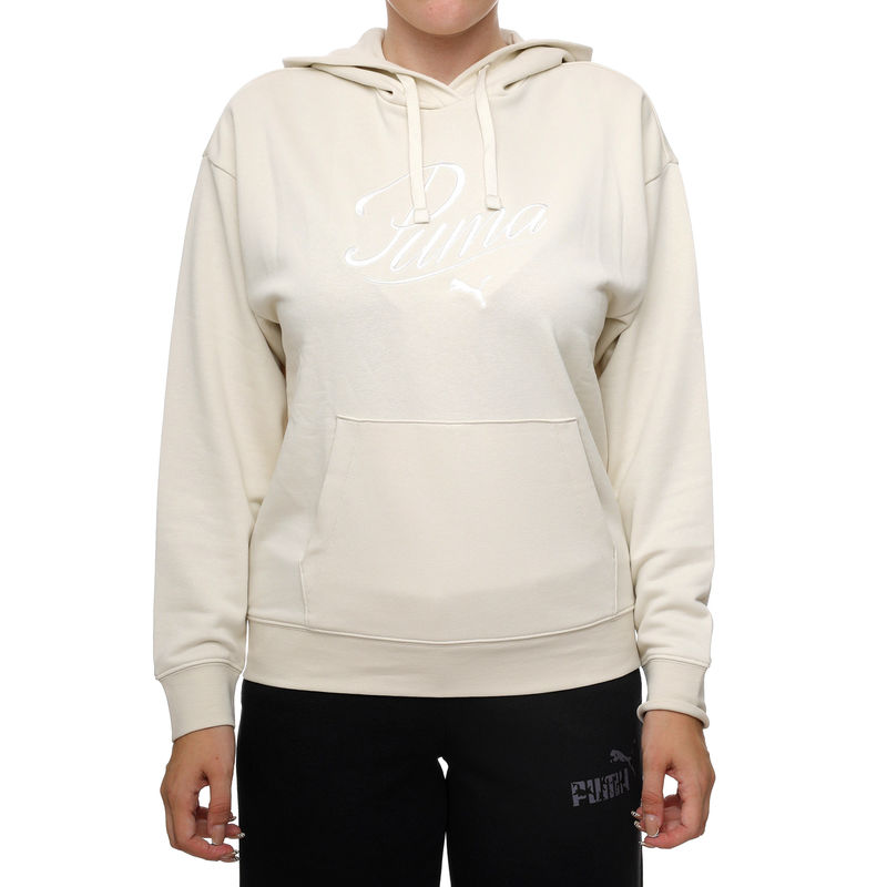 Ženski duks Puma ESS SCRIPT Comfort Hoodie TR