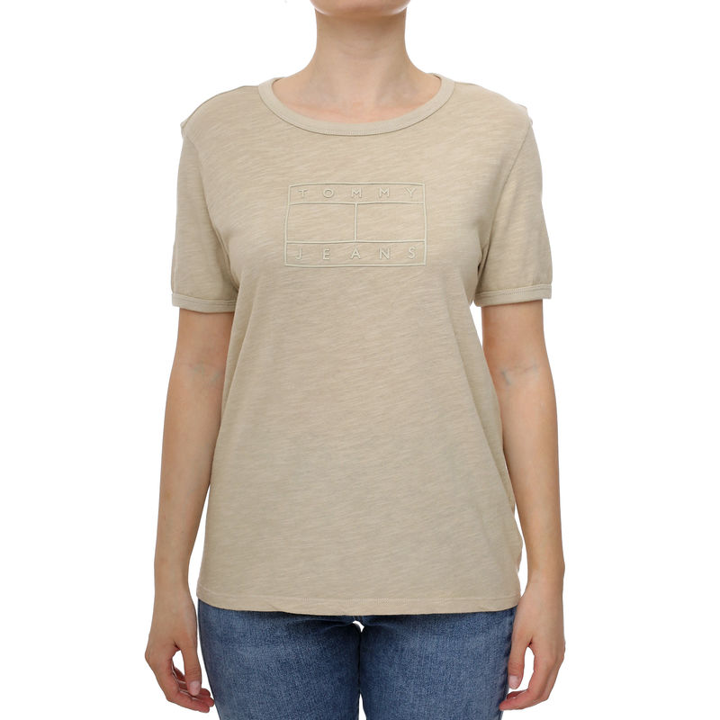 Ženska majica Tommy Hilfiger TJW REG GMD TONAL FLAG TEE EXT
