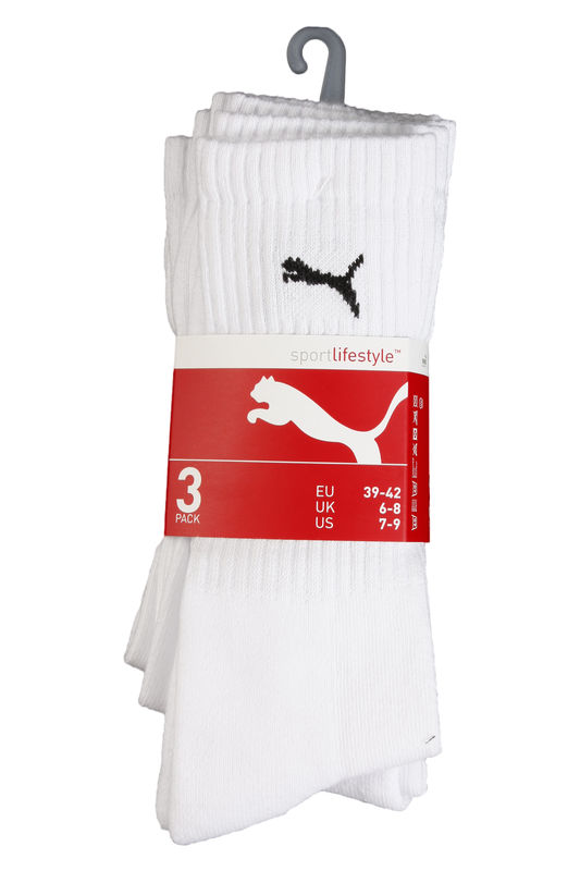 PUMA SPORT 3-PACK WHITE