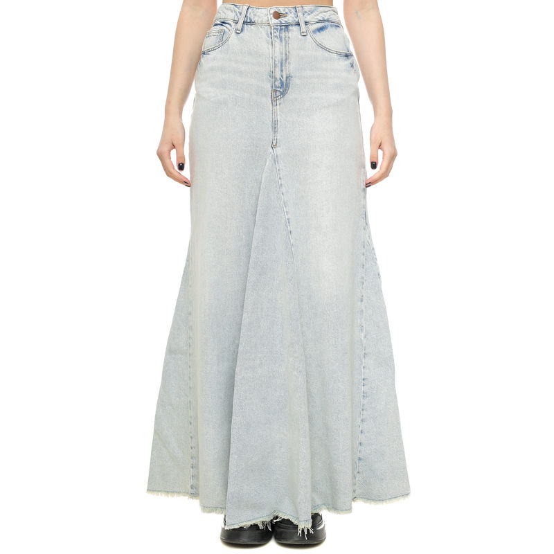 Ženska suknja Guess PANELED MAXI SKIRT