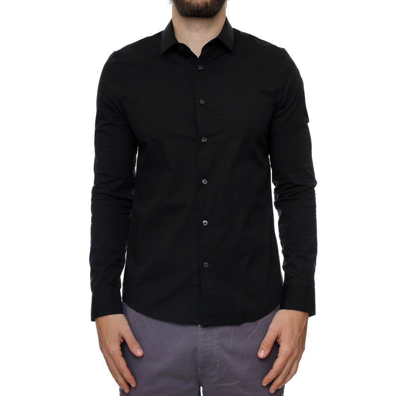 Muška košulja Calvin Klein CK CHEST LOGO SLIM STRETCH SHIRT