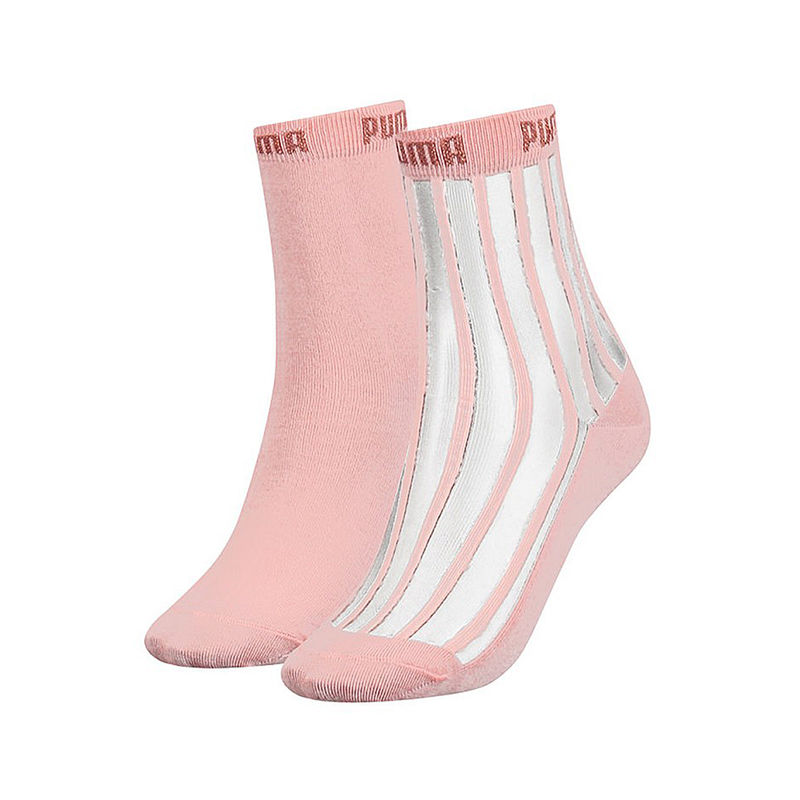 Ženske čarape Puma WOMEN SHORT SOCK TRANSPARENT STRIPE 2P