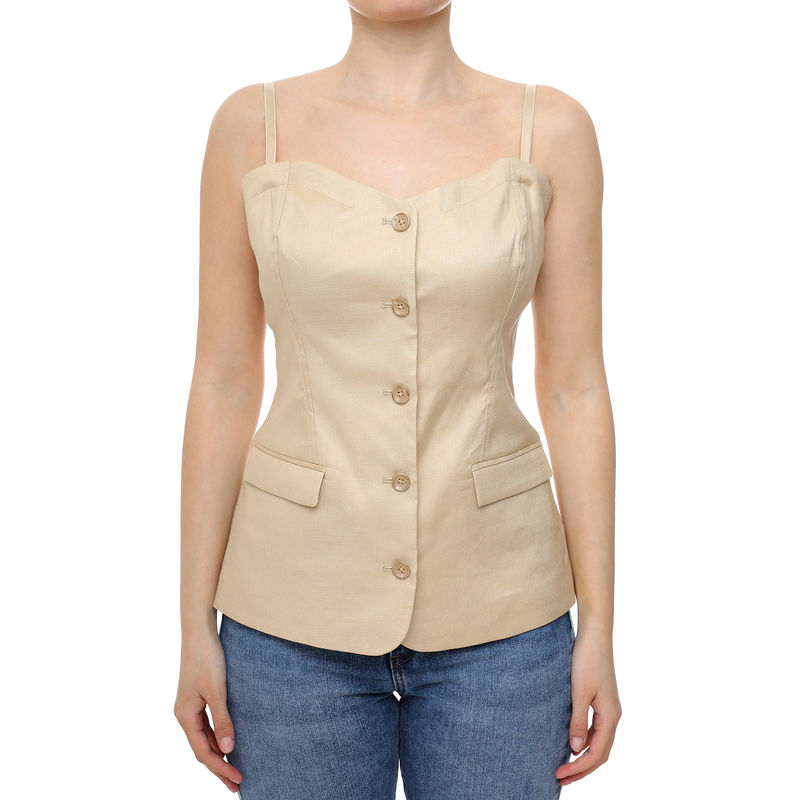 Ženska majica Guess SL ISABEAU CORSET TOP