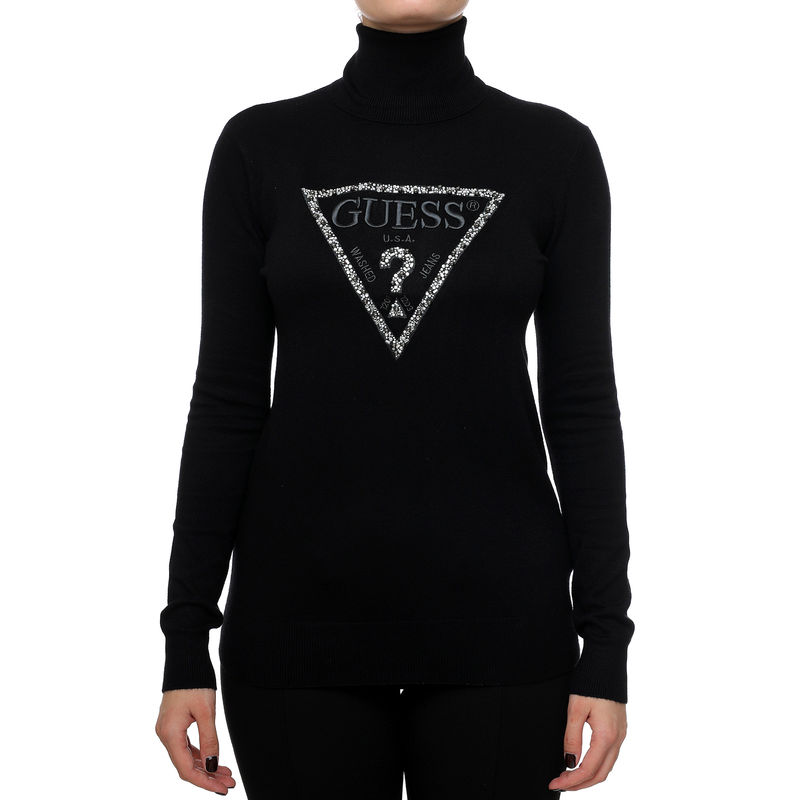 Ženska rolka Guess PIPER TRIANGLE LOGO TN LS SWTR
