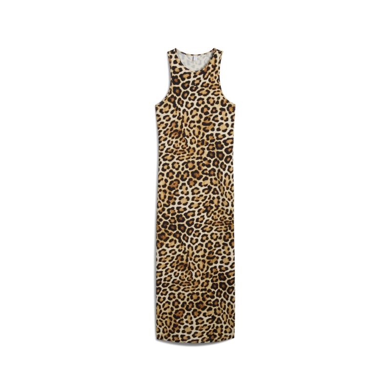 Ženska haljina Puma LEO LUXE Slim AOP Dress
