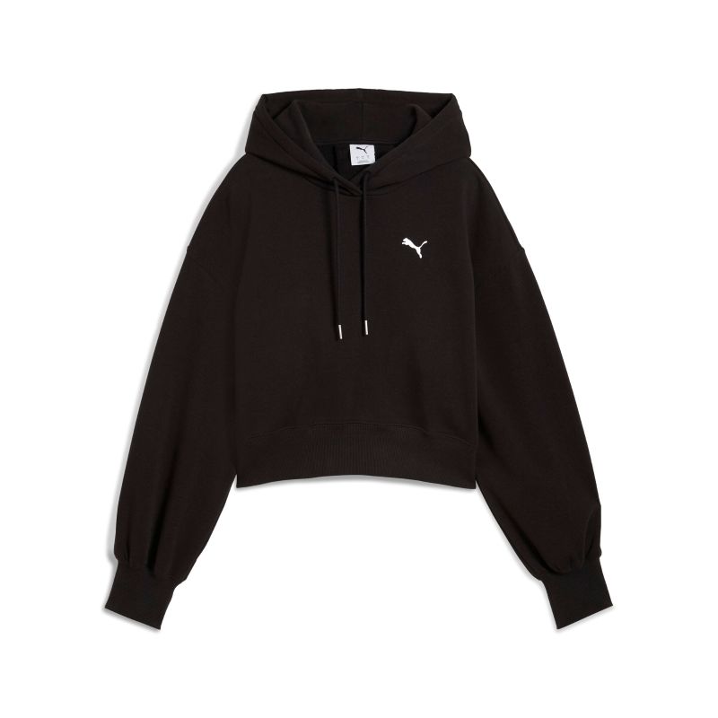 Ženski duks Puma WARDROBE ESS Relaxed Cropped Hoodie TR