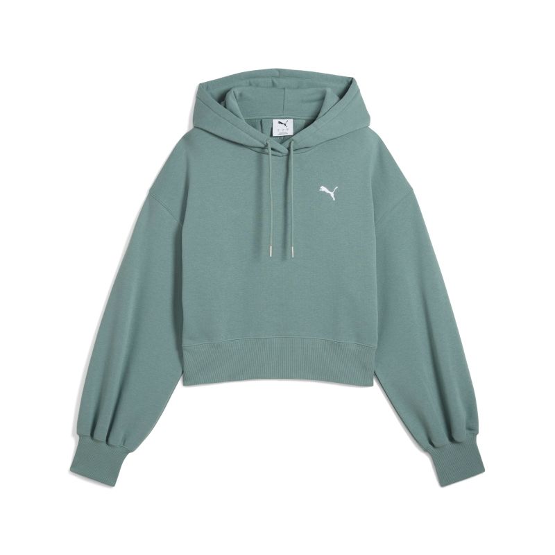 Ženski duks Puma WARDROBE ESS Relaxed Cropped Hoodie TR