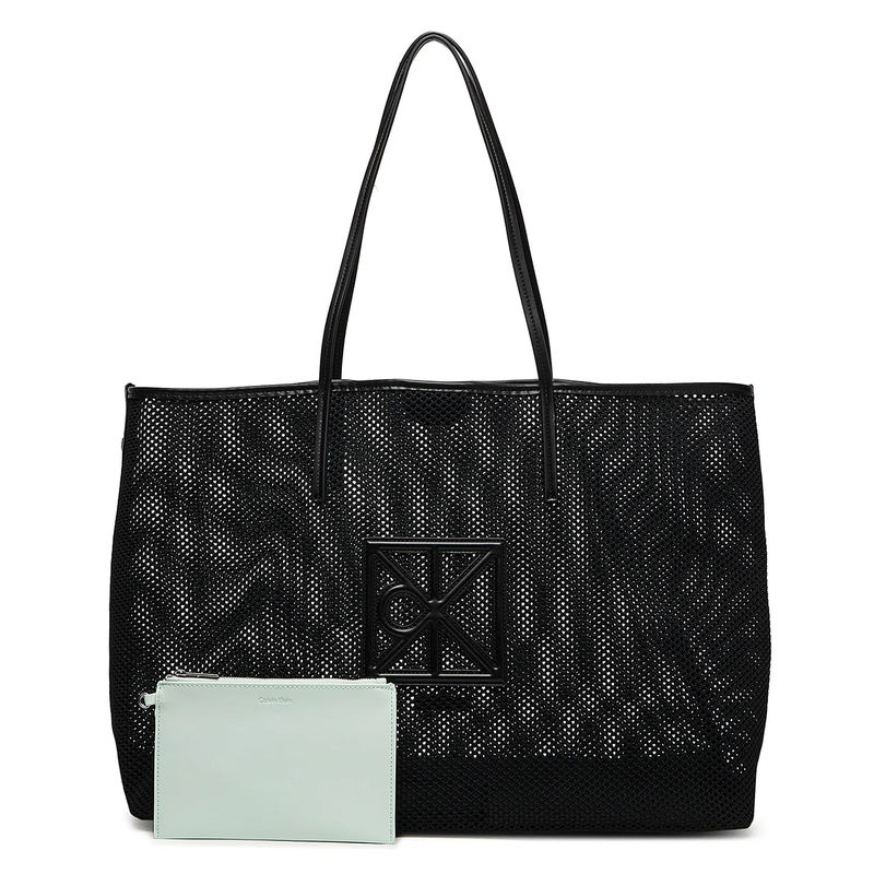 Ženska torba Calvin Klein emblem mesh xl tote