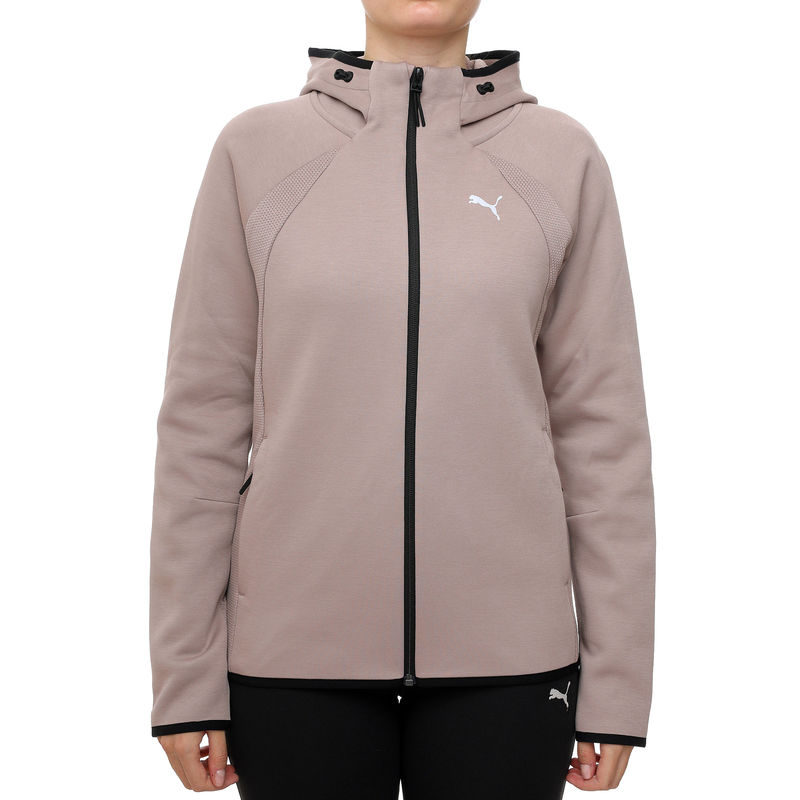 Ženski duks Puma EVOSTRIPE Full-Zip Hoodie DK
