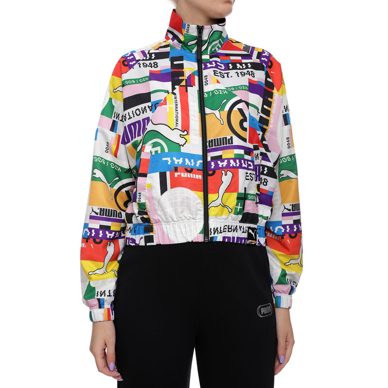 Ženski duks Puma PI AOP Woven Track Jacket