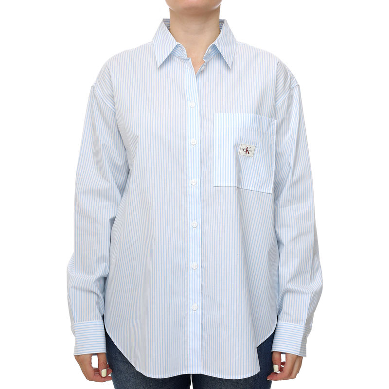 Ženska košulja Calvin Klein WOVEN LABEL RELAXED SHIRT