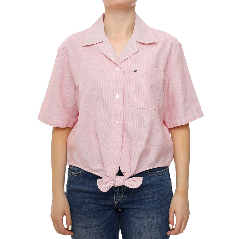 Ženska košulja Tommy Hilfiger TJW CRP LINEN SS SHIRT