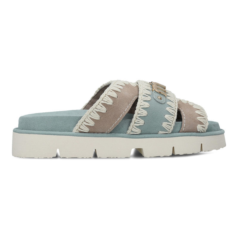 Ženske papuče Mou Bio Sandal Bicolor-Metal Logo