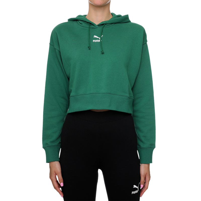 Ženski duks Puma CLASSICS Cropped Hoodie TR