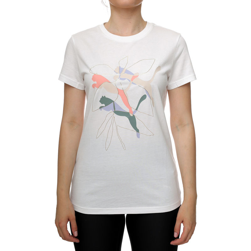 Ženska majica Puma GRAPHICS Branded Leaf Tee
