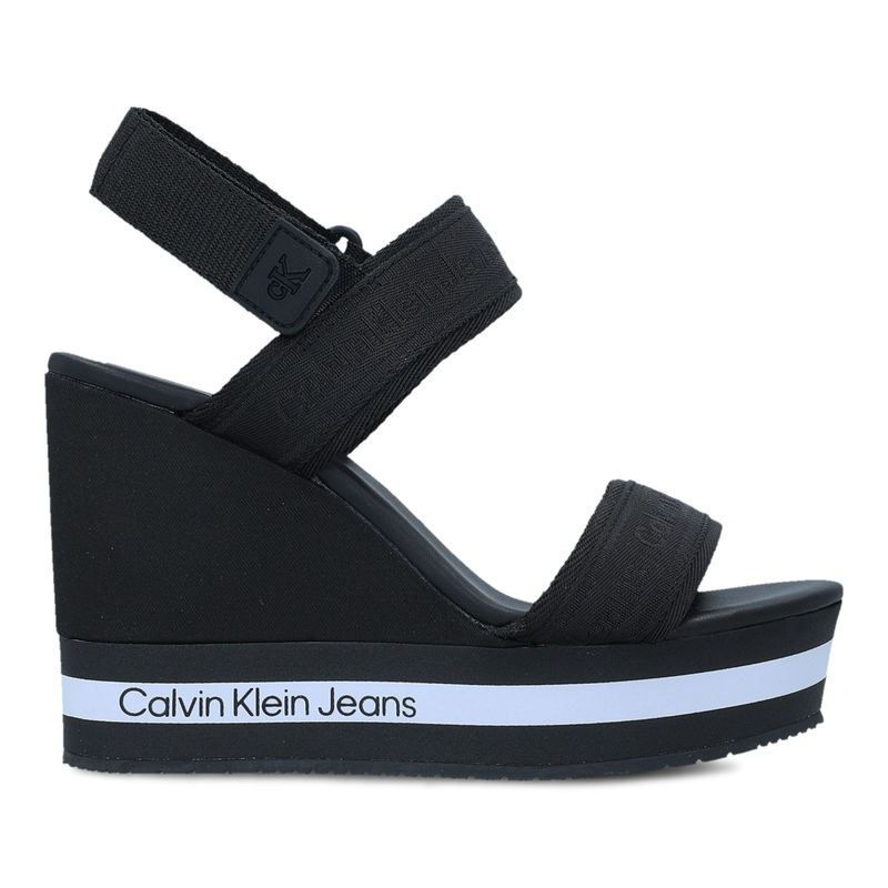 enske sandale Calvin Klein WEDGE SANDAL SLING PES