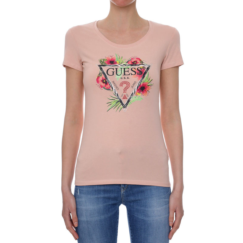 Ženska majica Guess JEANS SS CN REBECCA TEE