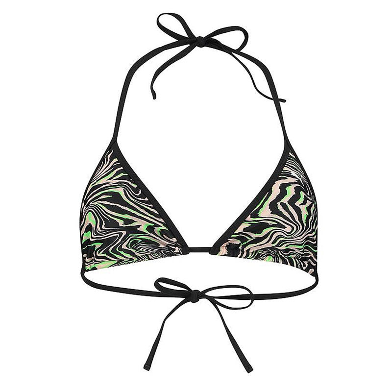 Ženski kupaći Puma SWIM WOMEN AOP TRIANGLE TOP 1P