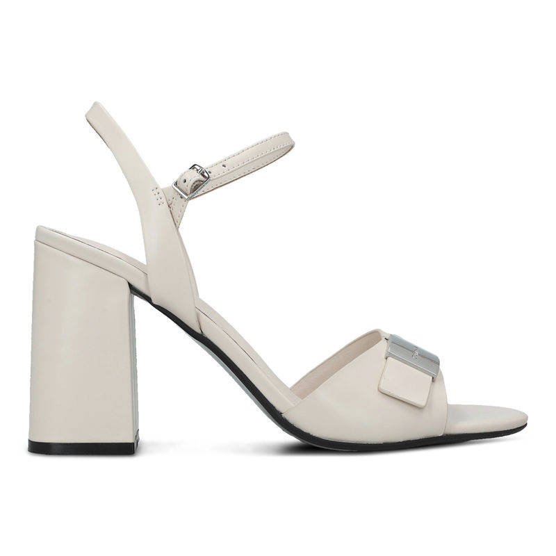 Ženske sandale Calvin Klein HEEL SANDAL 85 W/CK HW - LTH