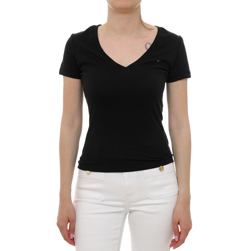 Ženska majica Tommy Hilfiger tjw slim v-neck tee