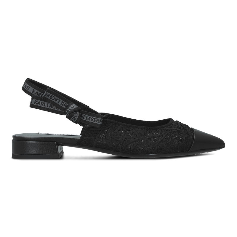 Ženske cipele Karl Lagerfeld Kerrie Orchid Lace Sling