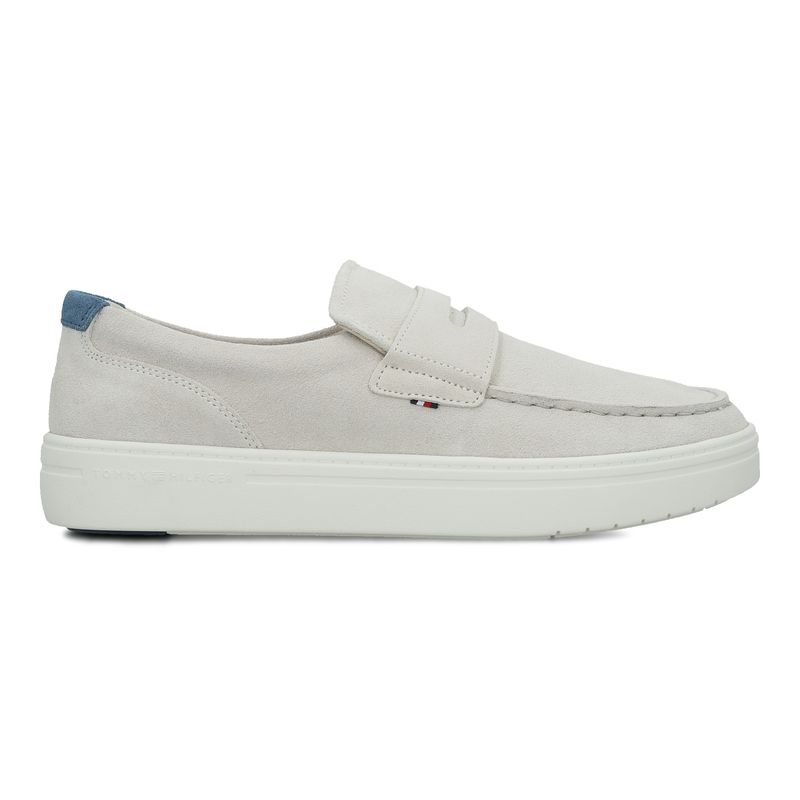 Ženske mokasine Tommy Hilfiger modern light hybrid suede loafer
