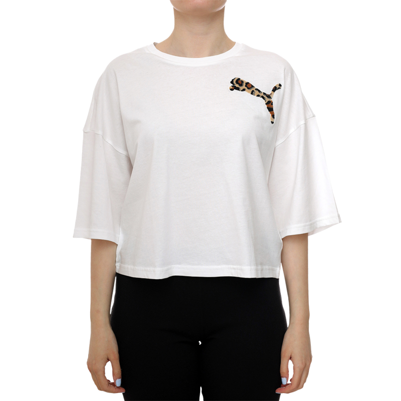 Ženska majica Puma LEO LUXE Oversized Short Tee