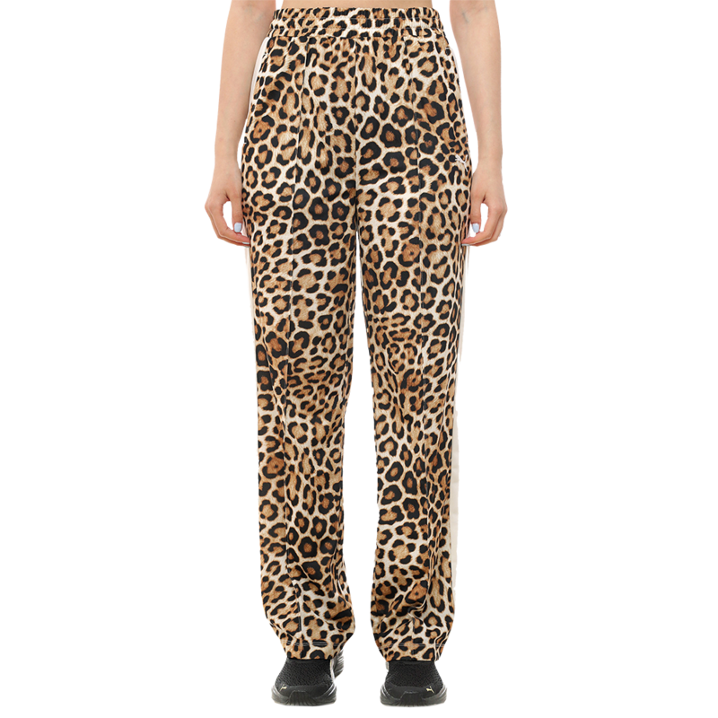 Ženska trenerka donji dio Puma T7 LEO LUXE AOP Straight Pants op