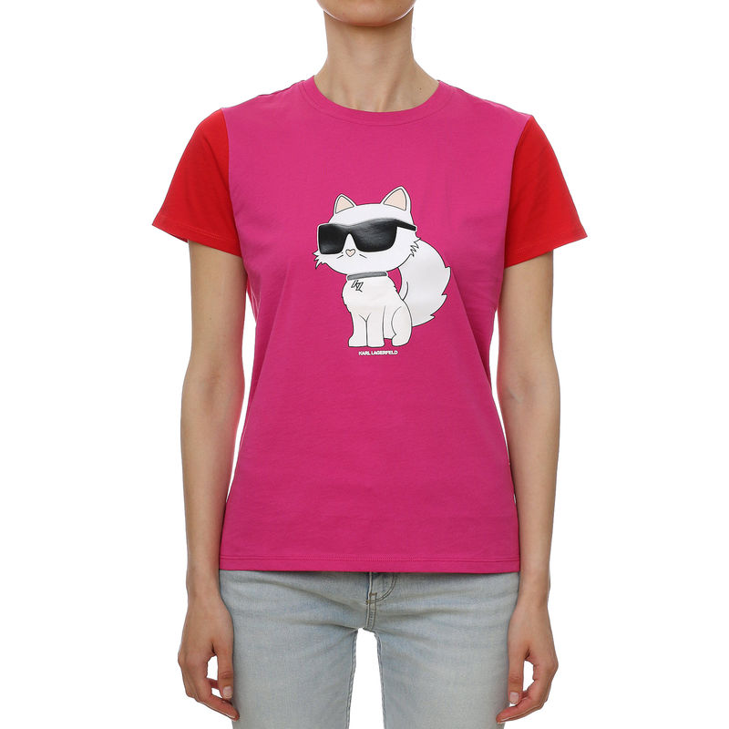 Ženska majica Karl Lagerfeld Ikonik 2.0 Choupette T-Shirt