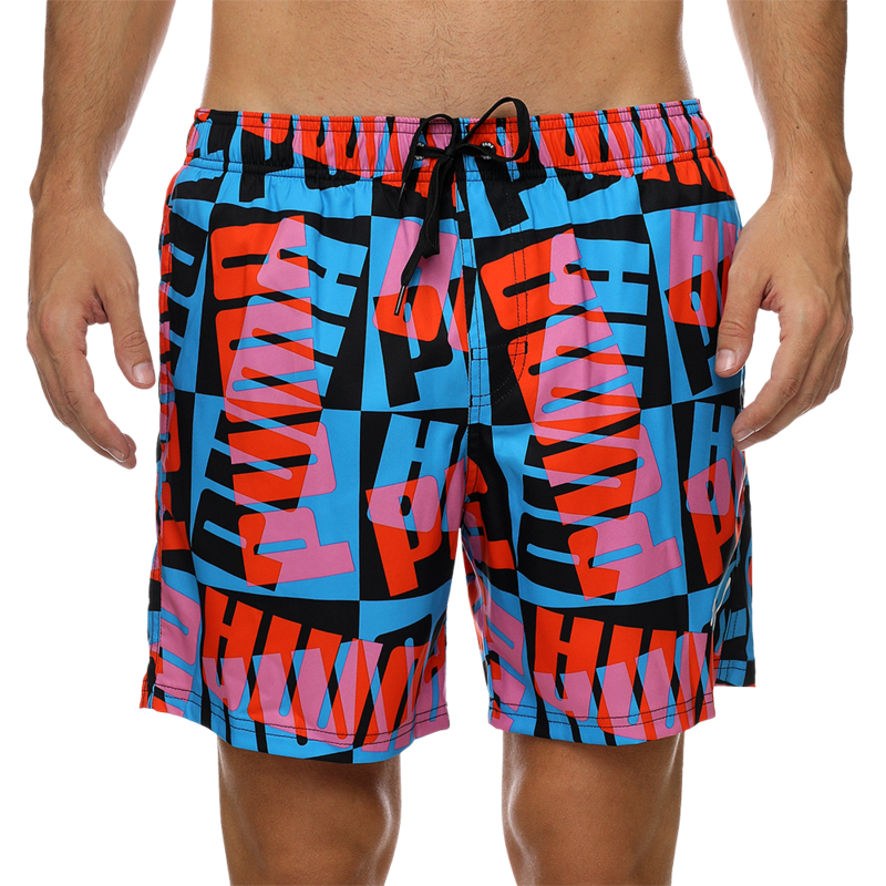 Muški kupaći Puma SWIM MEN BLOCK LOGO MID SHORTS 1P