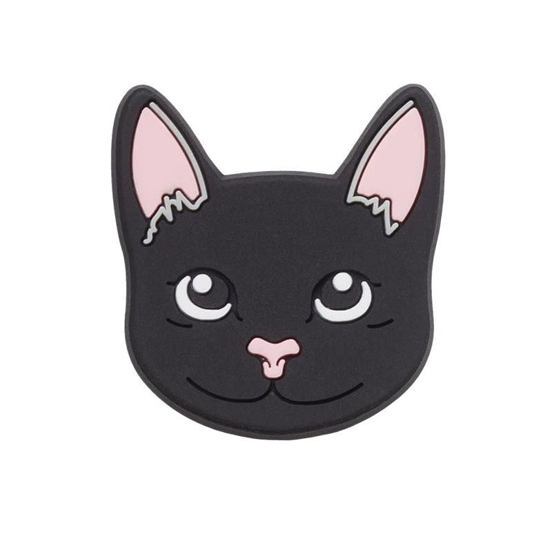 Unisex bedž Crocs Black Cat