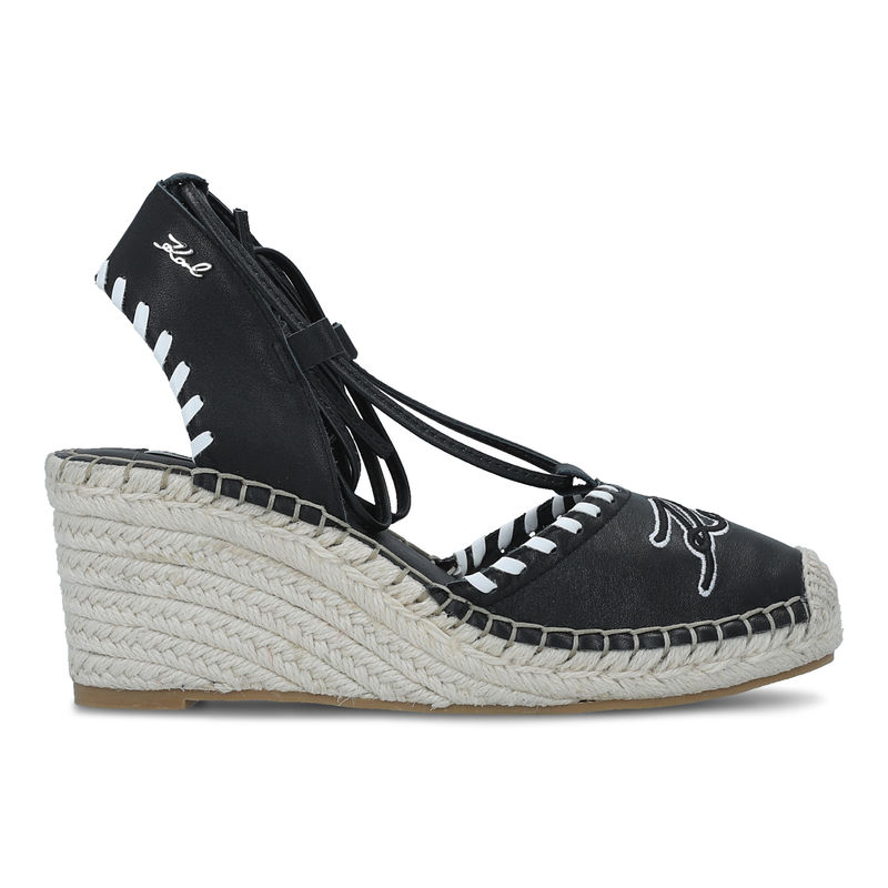 Ženske espadrile Karl Lagerfeld KAMINI MID KARL EMBRO SIGNATURE