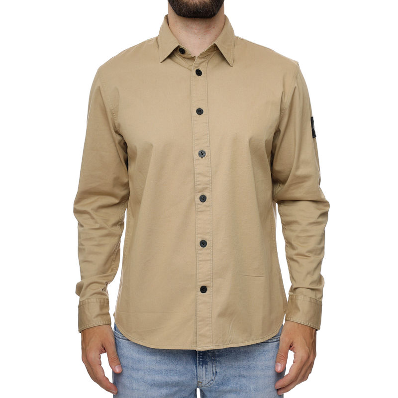 Muška košulja Calvin Klein MONOLOGO BADGE RELAXED SHIRT