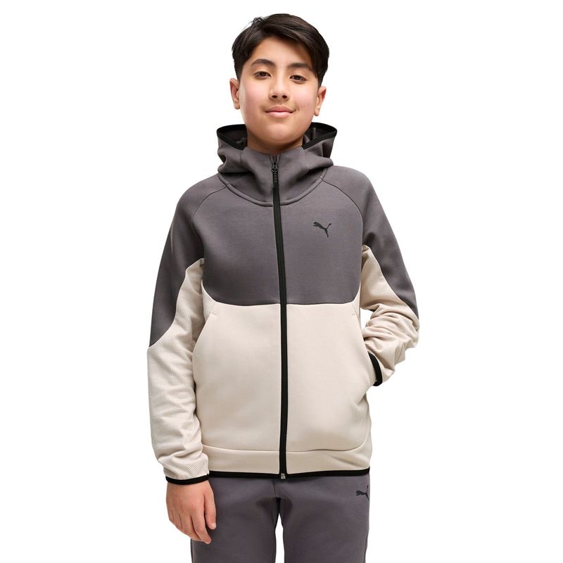 Dječiji duks Puma PUMATECH Elevated Full-Zip Hoodie DK B