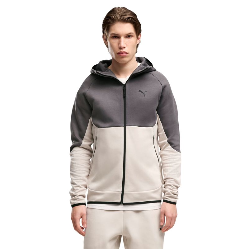 Muški duks PumaTECH Slim Elevated Full-Zip Hoodie DK