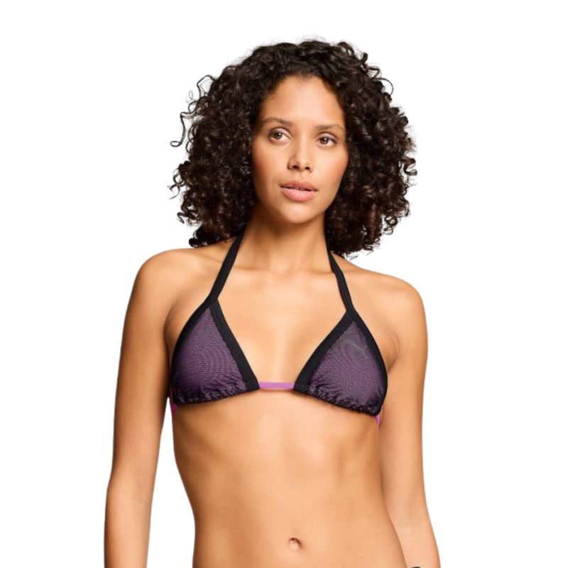 Ženski kupaći Puma SWIM WOMEN MESH TRIANGLE TOP 1P
