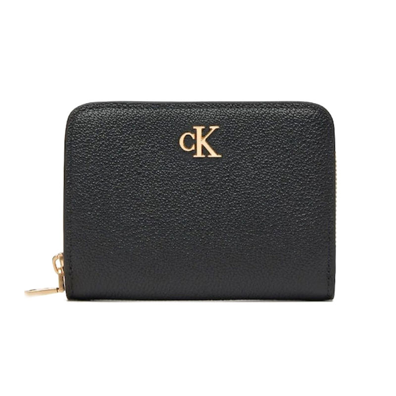 Ženski novčanik Calvin Klein MINIMAL MONOGRM LTHR MED FLAP ZI