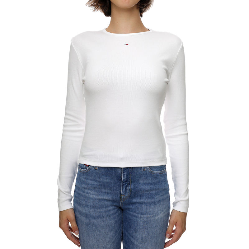 Ženska majica Tommy Hilfiger TJW BBY ESSENTIAL RIB LS