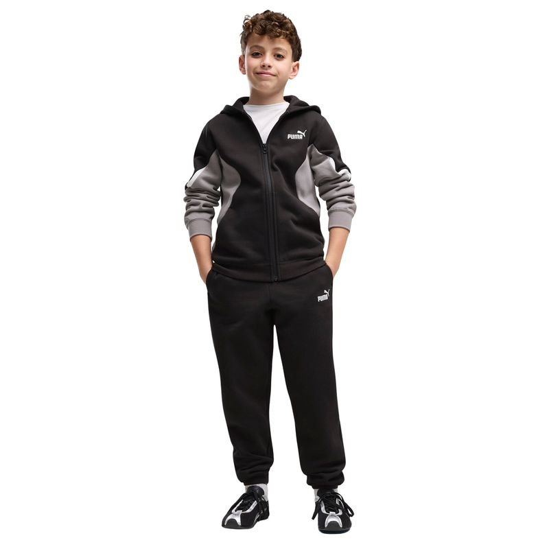 Dječija trenerka Puma ESS BLOCK Full-Zip Sweat Suit B